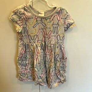 Hanna Andersson Bunny dress with pockets size 4